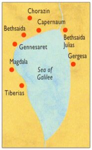 Palestine of Jesus map