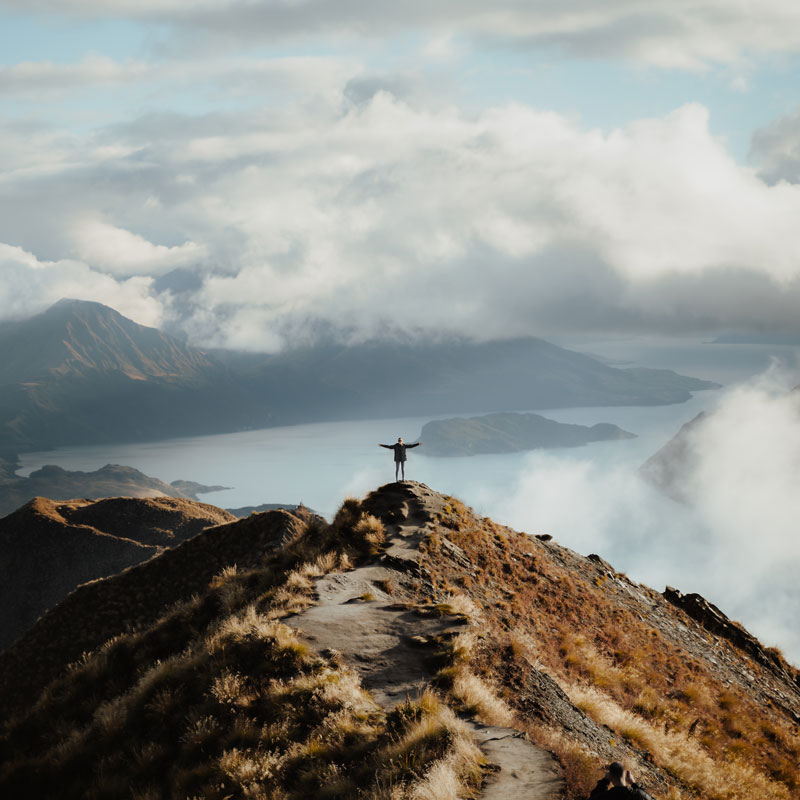 Mountain top - chaos, calm and the call of God.