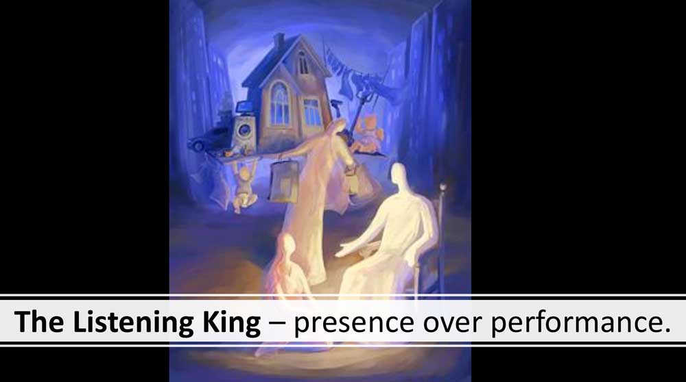 The Listening King - St Andrew's Church Walkerville