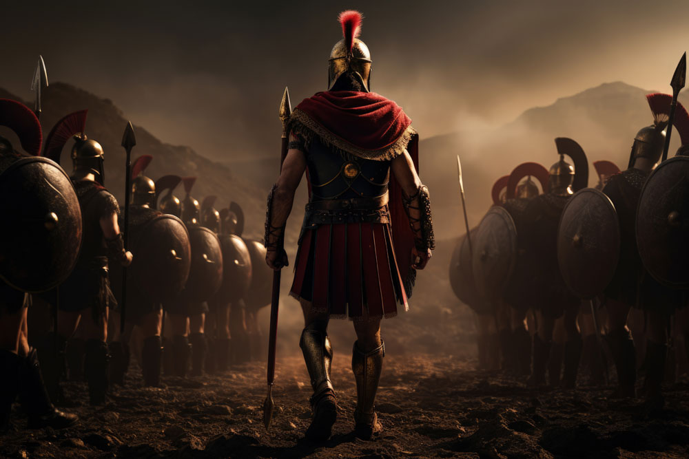 Gladiator scene - God's Wisdom, Not the World's - St Andrew's Church Walkerville